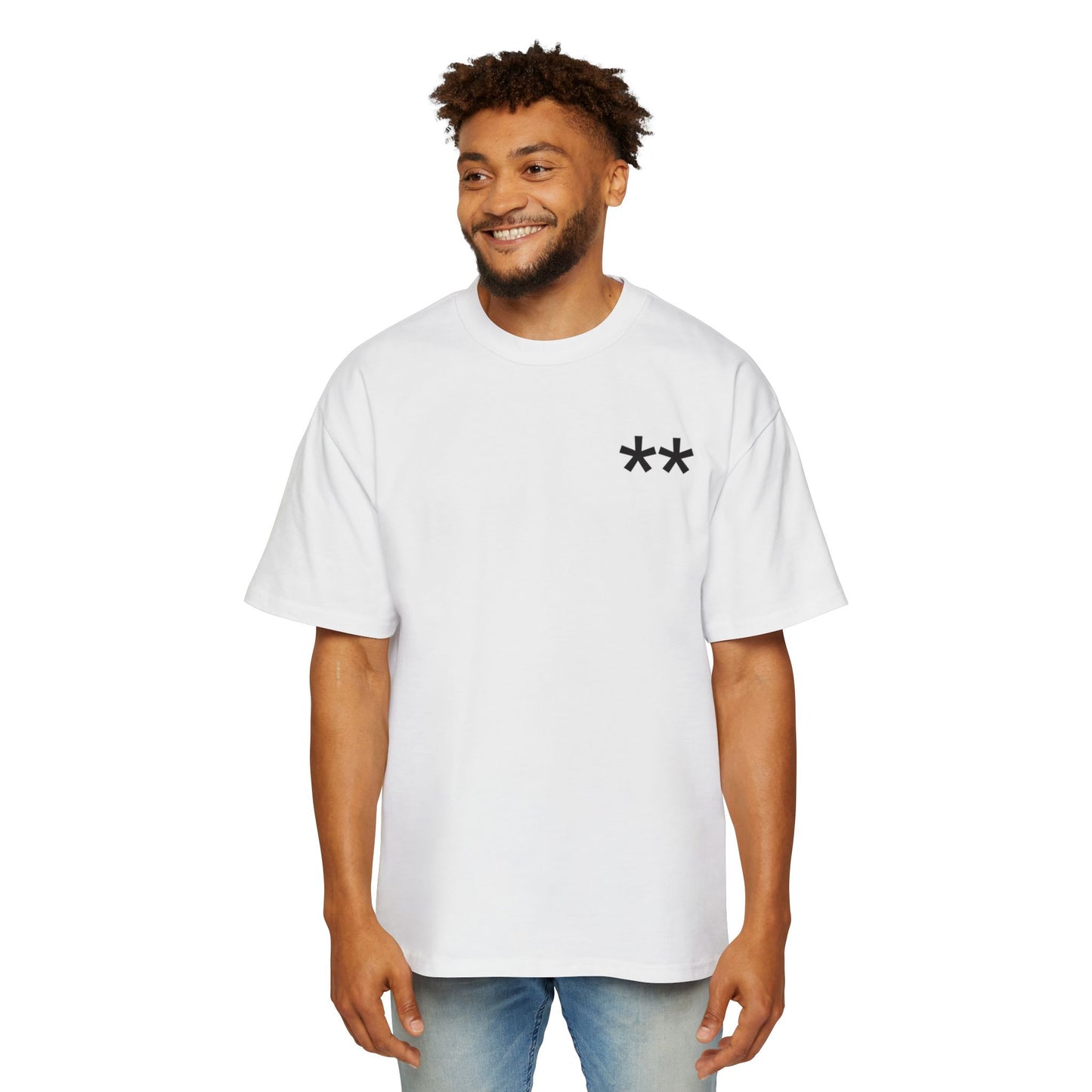 Asterisk Heavy Oversized Tee